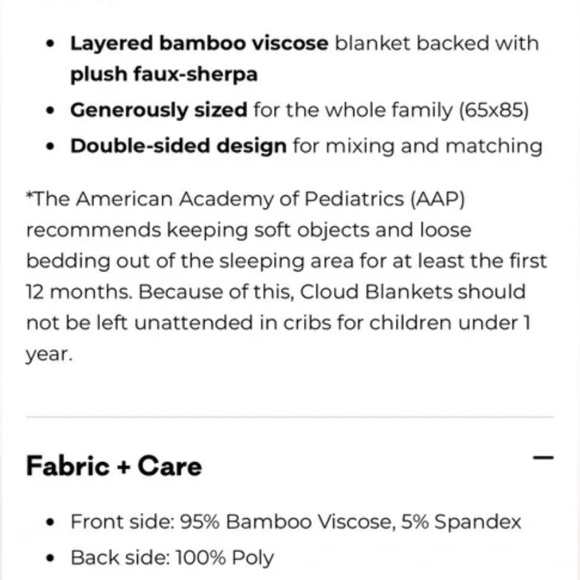 Little Sleepies Emerald Plaid Plus Oversized- Cloud Blanket - Picture 8 of 8